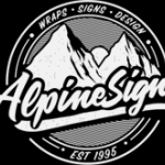 Hours Advertising Alpine Signs